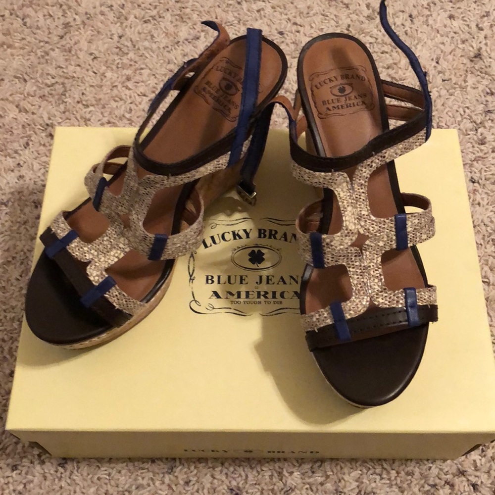 Lucky Brand wedge sandals